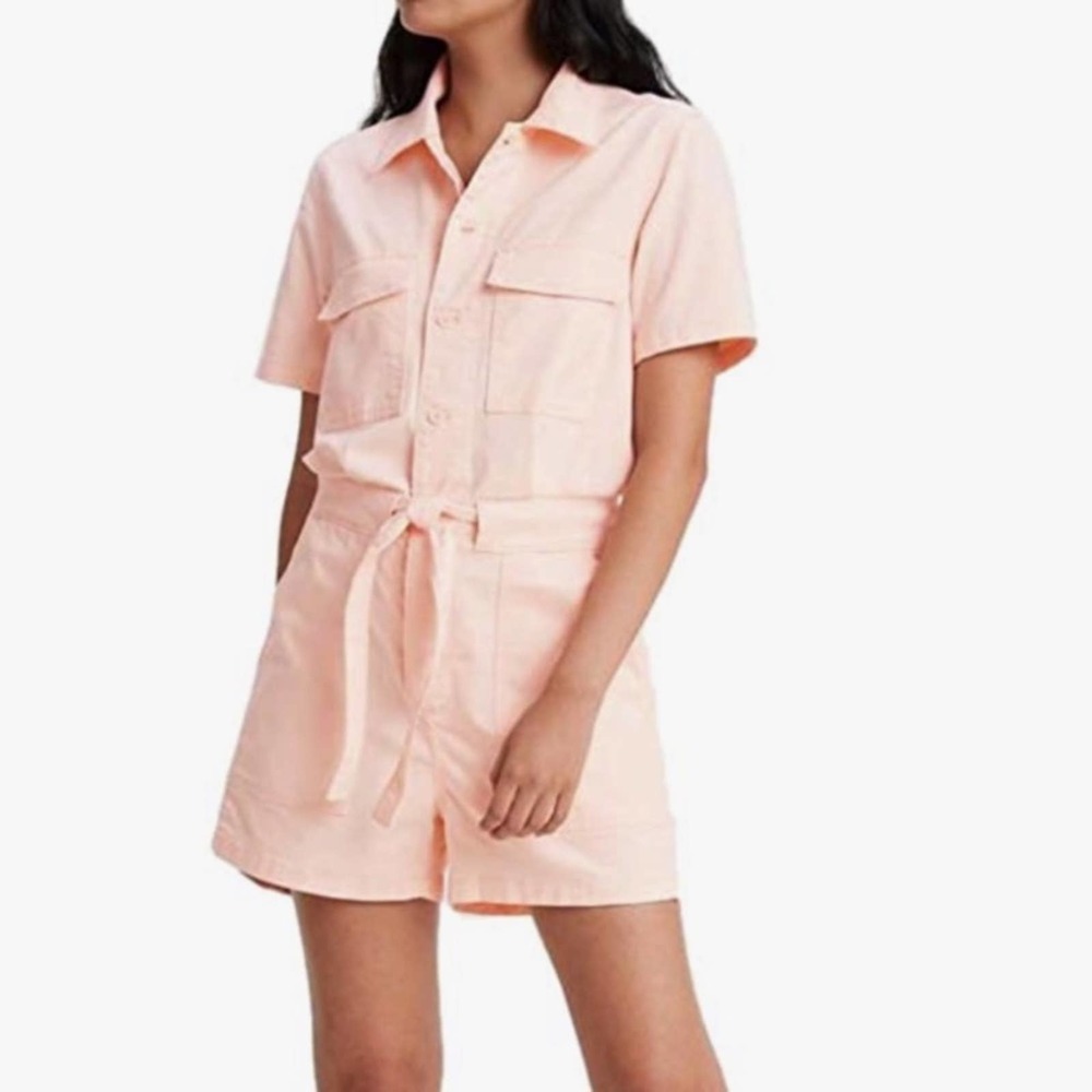 NWT Levi’s Pink Utility Romper